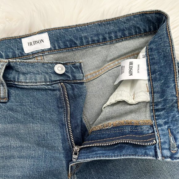 New Hudson Size 28 Natalie Midrise Slim Boyfriend Crop Jeans in MARGARITA - Picture 7 of 13